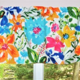 Covington OKeefe Cabana Blue Valances