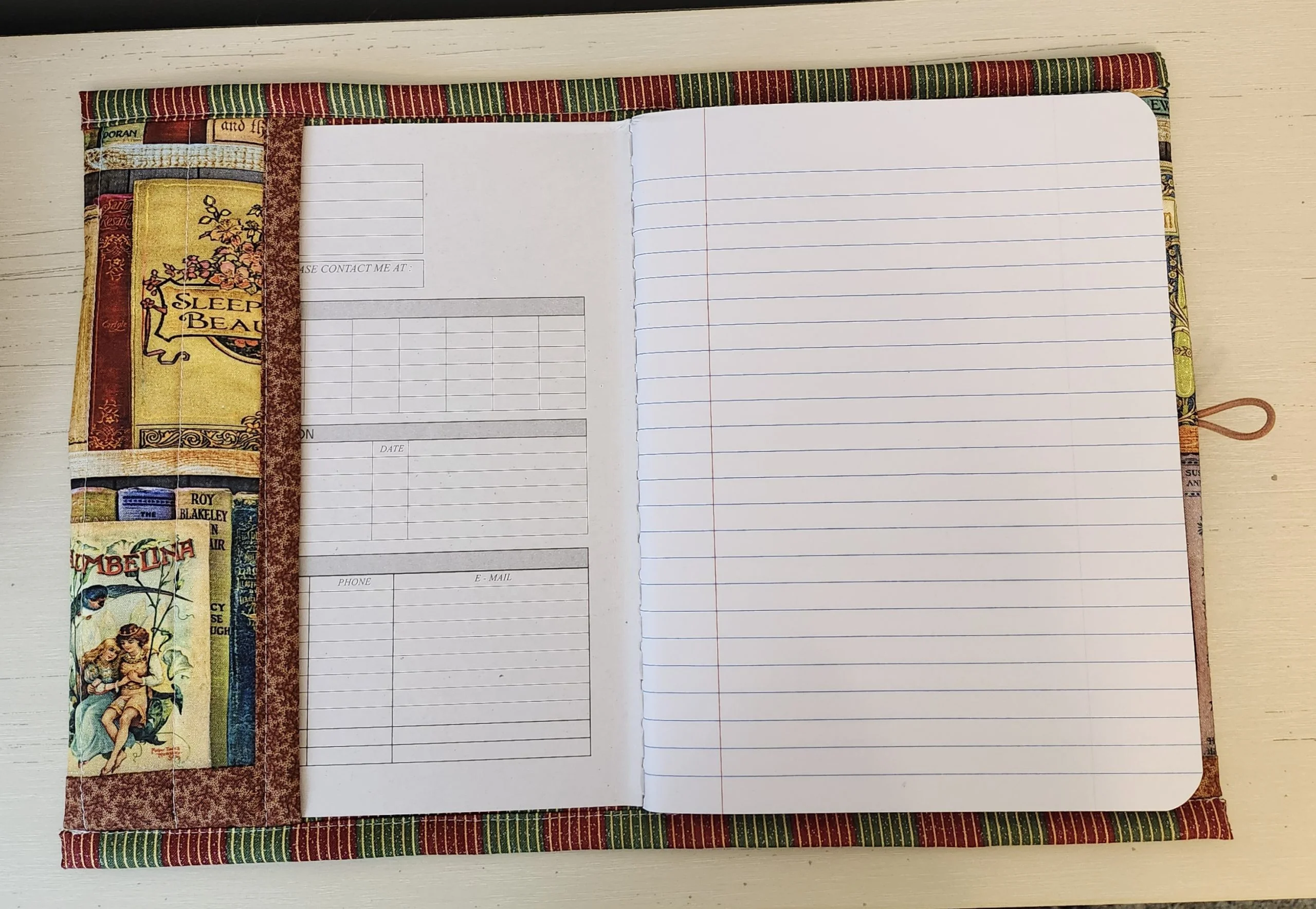 vintage book journal