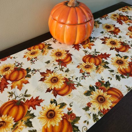 autumn - christmas reversible table runner