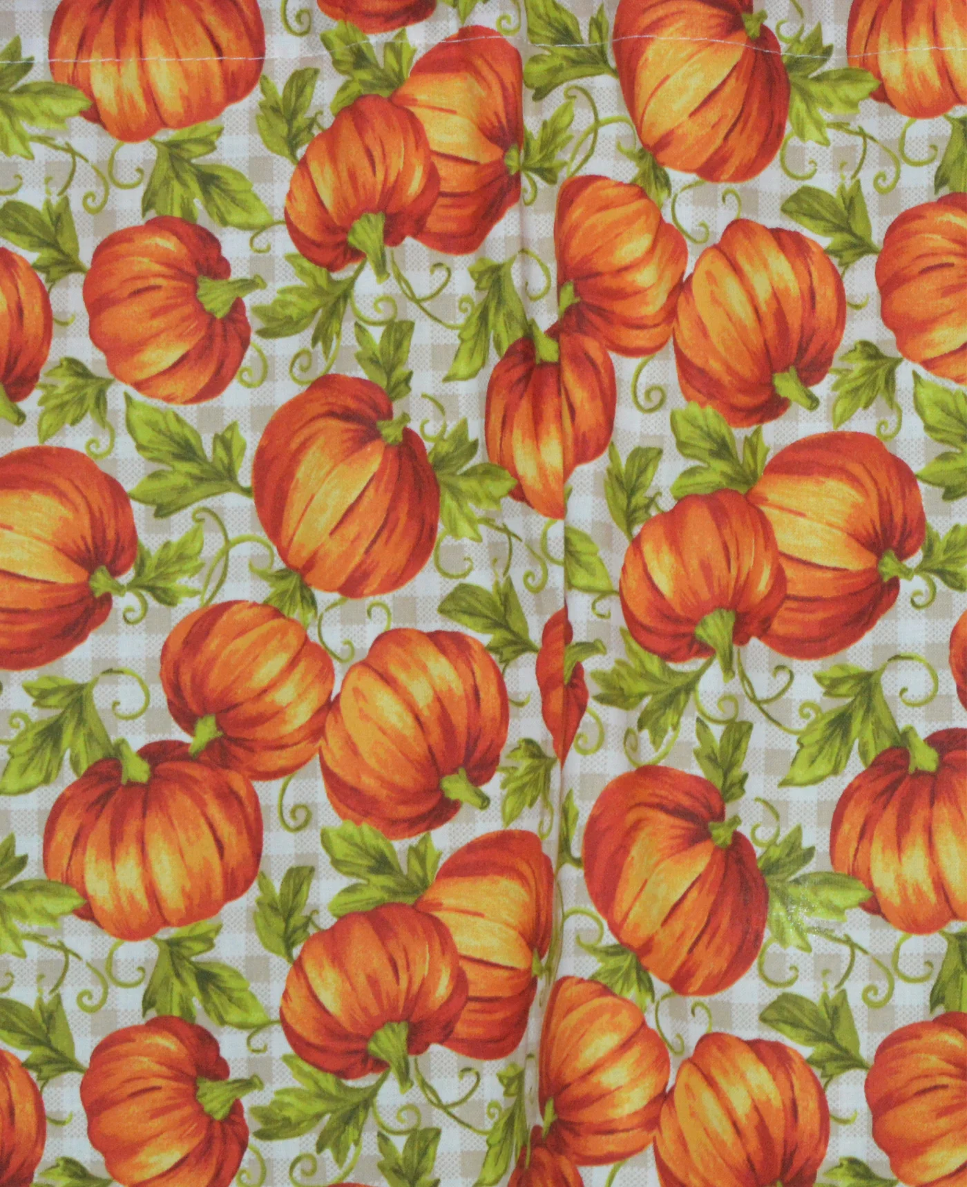 fall pumpkin cafe curtains