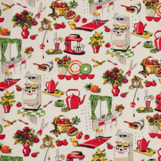 Retro Fifties Kitchen Valance