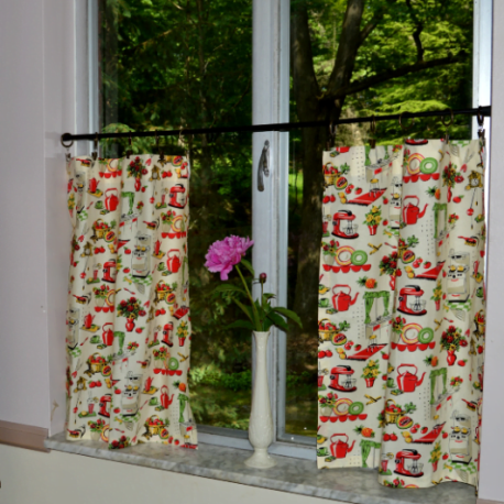 Retro Fifties Kitchen Curtains