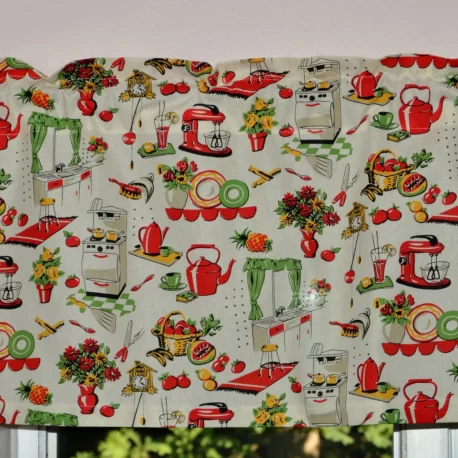 Retro Fifties Kitchen Valance