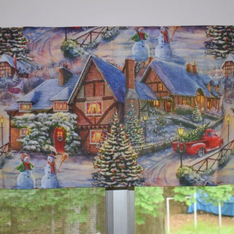 Christmas Village Valance