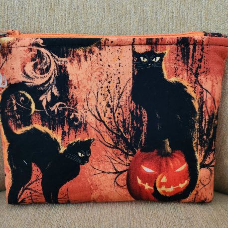 Black Cat Zipper Pouch