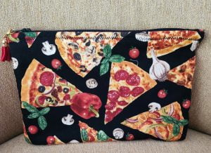 Pizza Zipper Pouch