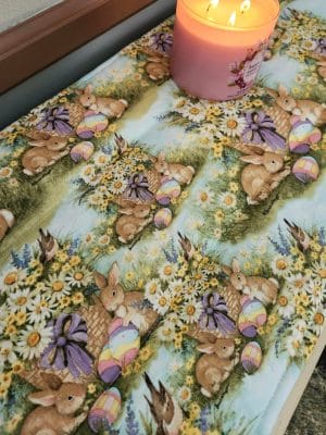 Easter Quilted Table Runner