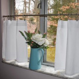 White Cafe Curtains